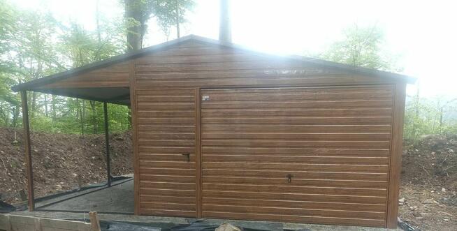 Garaż blaszany + wiatka , blaszaki, garaże na wymiar