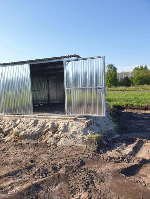 Garaże blaszane, blaszak 4x5, ocynk