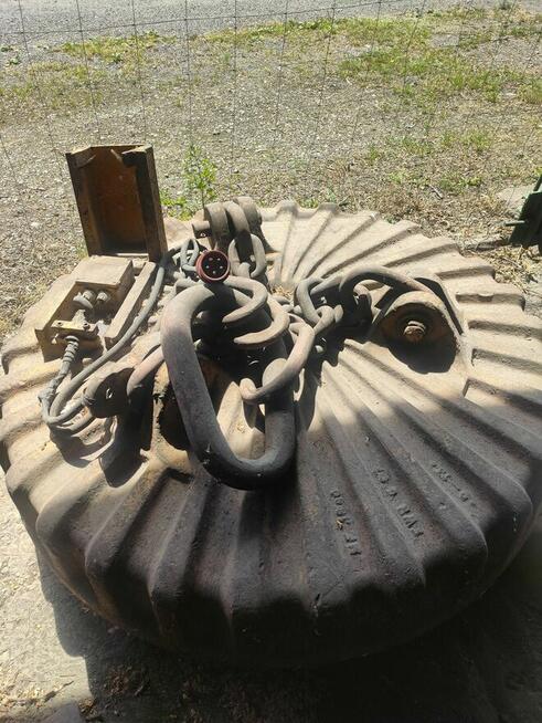 Elektromagnes DEMAG RG 150, mocny magnes, 150 cm średnicy