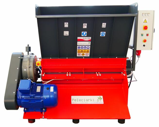 Profesjonalny Nowoczesny Rozdrabniacz Shreder Kruszarka 15kW