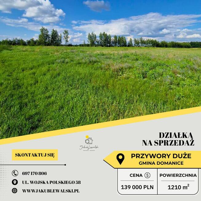 Działki z wydanymi warunkami zabudowy - Przywory Duże