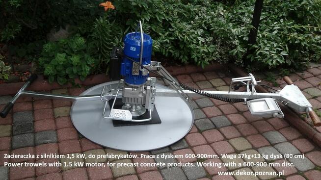 Zacieraczka do betonu Dekor - 5 lat gwarancji
