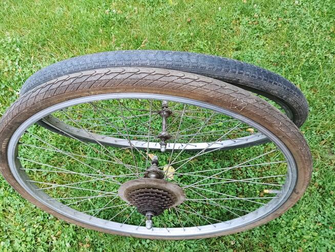 Koła rowerowe 28 cali i rama