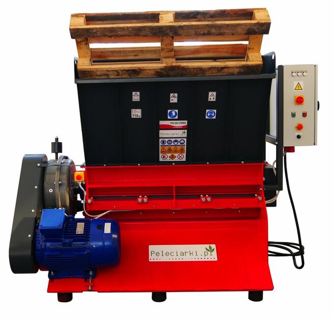 Profesjonalny Nowoczesny Rozdrabniacz Shreder Kruszarka 15kW