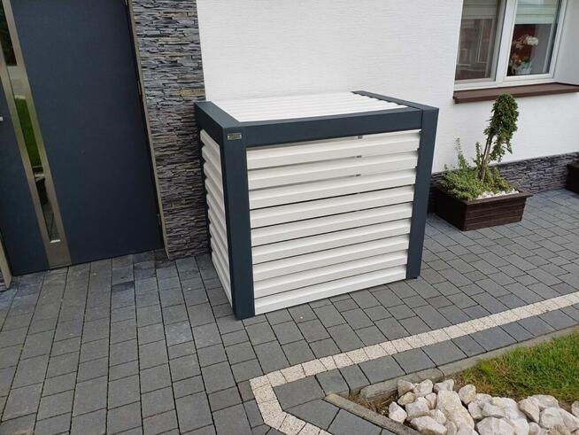 Osłona , zabudowa pompy ciepła, klimatyzatora