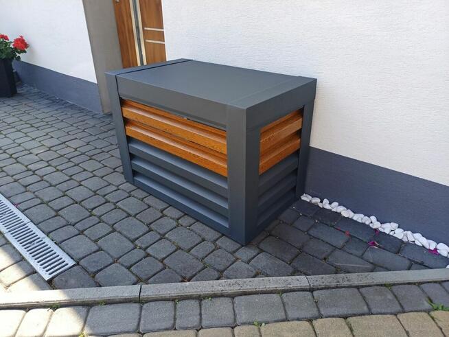 Osłona , zabudowa pompy ciepła, klimatyzatora