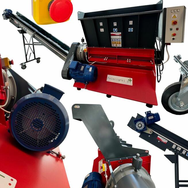 RĘBAK ROZDRABNIACZ MŁYN z NOŻAMI MOCNY DUŻY WAŁ KRUSZARKA