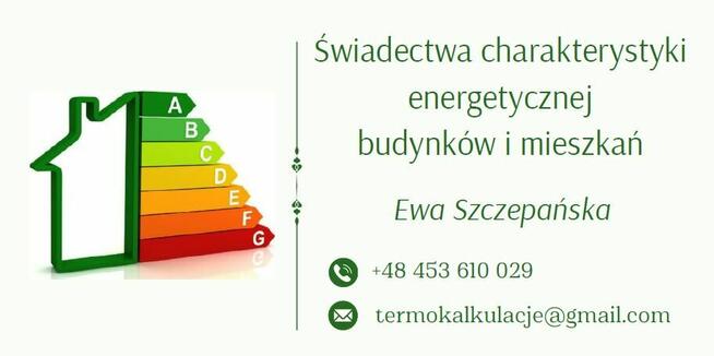 Świadectwo charakterystyki energetycznej budynku/mieszkania