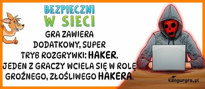 Gra XXL BEZPIECZNI W SIECI dla DZIECI do skakania, nauki