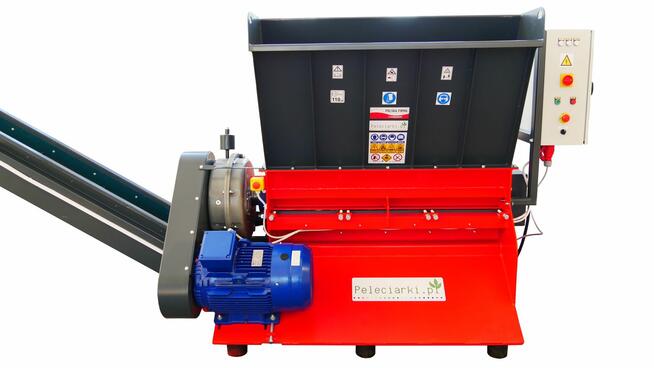 Niszczarka Rębak Shredder Jednowałowy Kruszarka 15kW