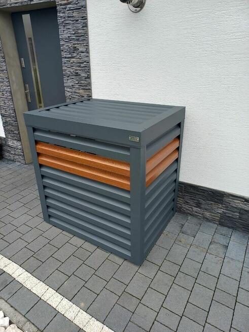 Osłona , zabudowa pompy ciepła, klimatyzatora