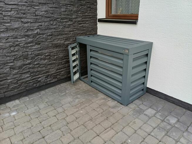 Osłona , zabudowa pompy ciepła, klimatyzatora