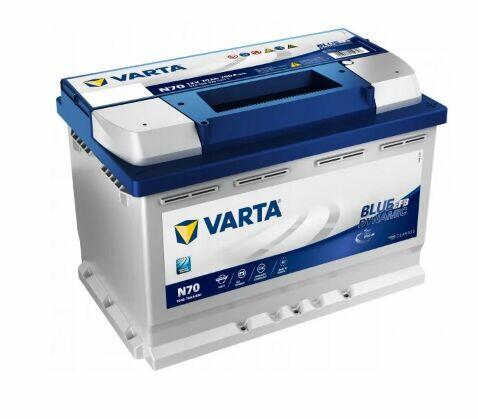 Akumulator Varta Blue Dynamic EFB START&STOP 70Ah 760A N70