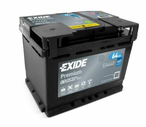 Akumulator Exide Premium 64Ah 640A EN PRAWY PLUS
