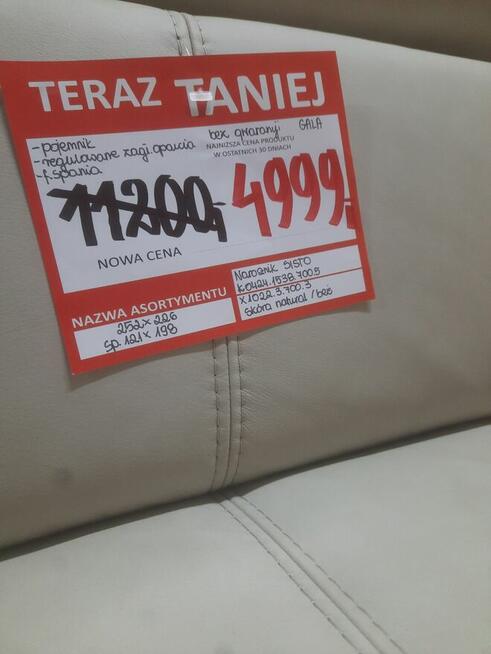 Wyprzedaż mebli tapicerowanych - przeceny do 70% taniej