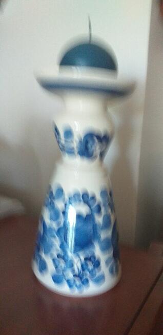 Świecznik Włocławek sygnowany