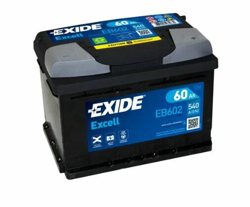 Akumulator Exide Excell 60Ah 540A EN PRAWY PLUS