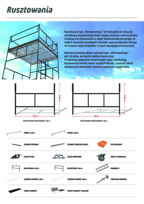 Rusztowania warszawskie | Ełk | od ręki sprzedaż i wynajm