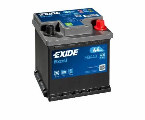 Akumulator Exide Excell 44Ah 400A kostka prawy plus
