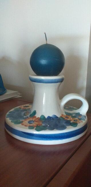 Świecznik Włocławek sygnowany