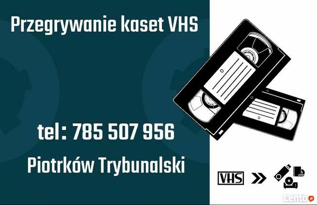 Przegrywanie kaset wideo VHS, VHS-C na nośniki cyfrowe