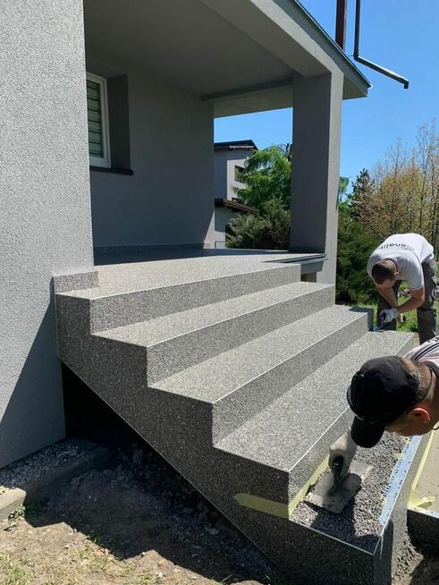 KAMIENNE DYWANY, mikrobeton - schody - Monolite, Radlin