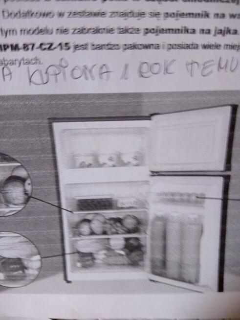 Lodówka Mpm roczna czarna