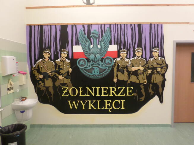 Artystyczne malowanie ścian -mural graffiti ilustracja