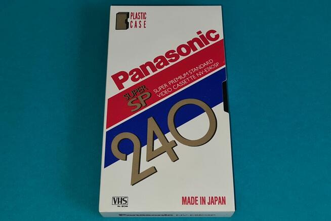 Panasonic Kaseta Video VHS 240 min Made in Japan