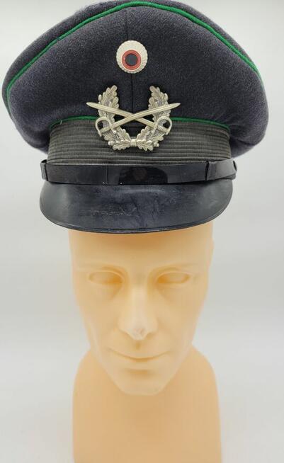 Czapka podoficerska Bundeswehr 1964 lamówka zielona rozmiar 53