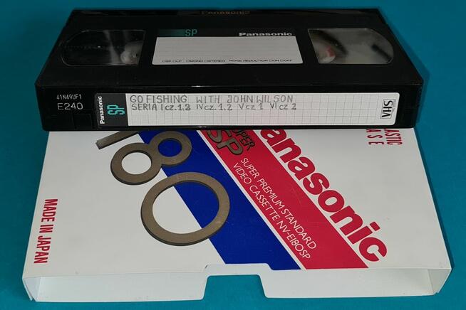 Panasonic Kaseta Video VHS 180 min Made in Japan