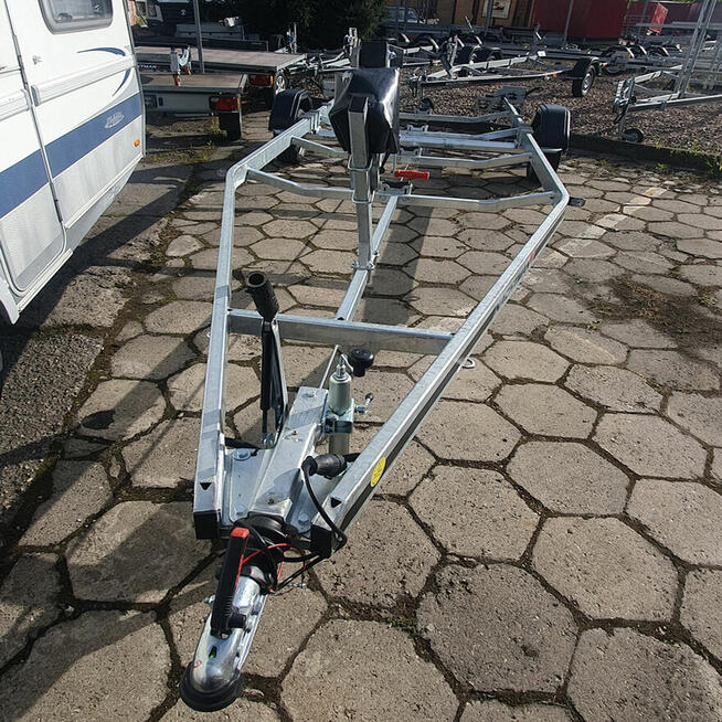 Przyczepa podłodziowa hamowana DMC1150kg NOWA