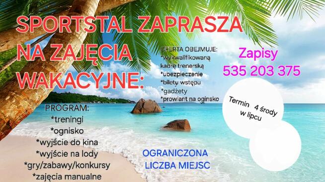 SportStal Nabór na Nowy Sezon Zajęć i Nabór na Zajęcia Wakac