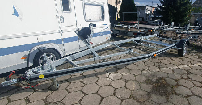 Przyczepa podłodziowa hamowana DMC1150kg NOWA