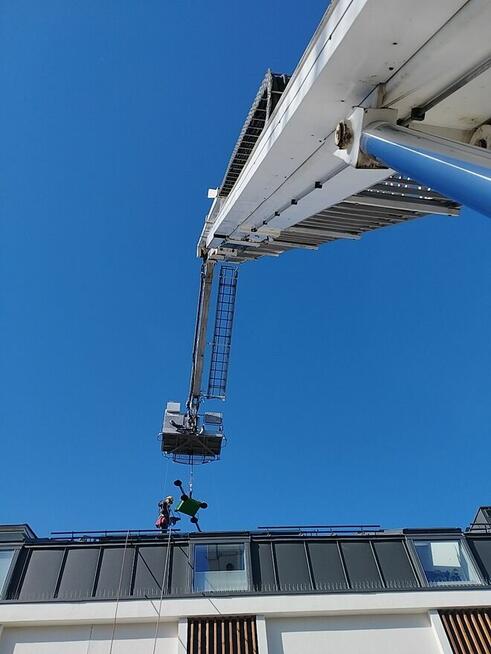 Podnośnik koszowy 40, 42m usługi