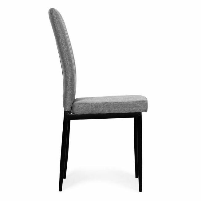 Zestaw komplet krzeseł do jadalni i salonu 4szt szare Modern