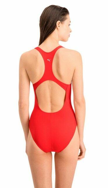 XS Puma Strój kąpielowy damski czerwony jednoczęściowy Racer