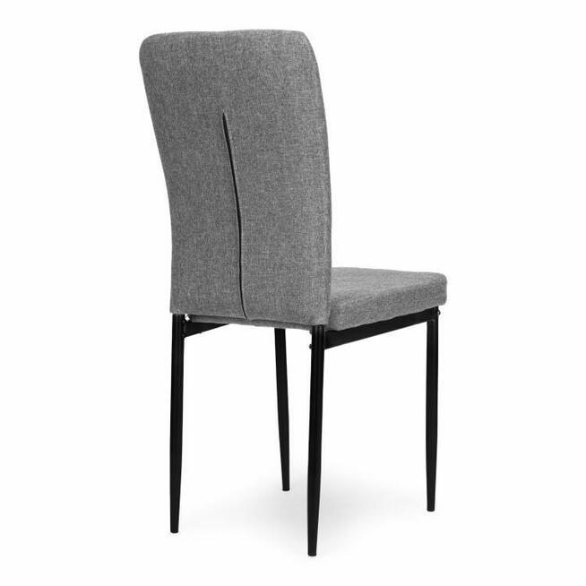 Zestaw komplet krzeseł do jadalni i salonu 4szt szare Modern