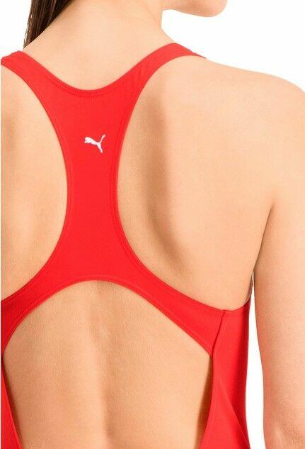 XS Puma Strój kąpielowy damski czerwony jednoczęściowy Racer