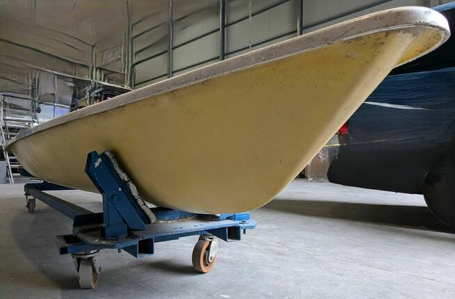 Klasyczny kadłub żaglówki Laser 4,2x1,4, używany, Straszyn