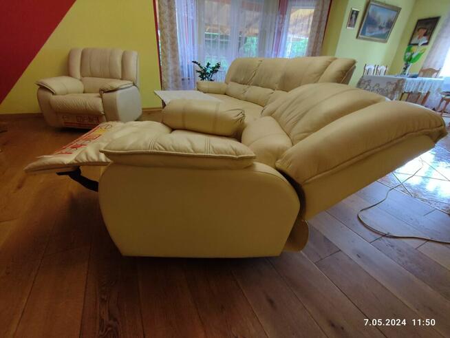 Skórzany Zestaw Wypoczynkowy