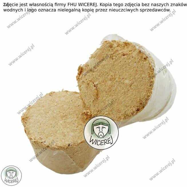 Paliwo do podkurzacza prasowane Brykiet Suche z drewna liści