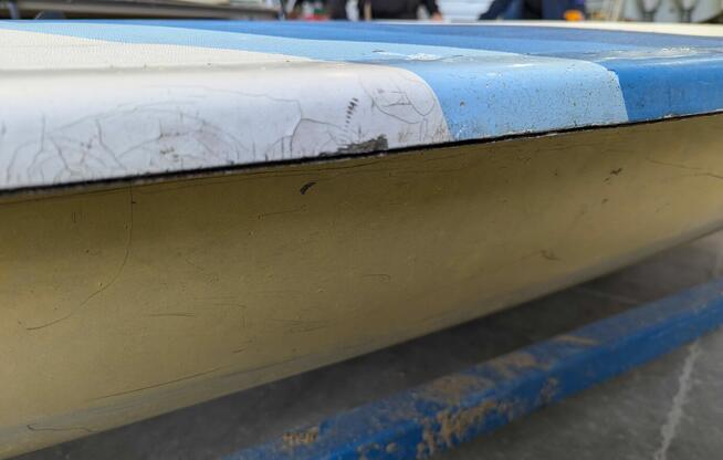 Klasyczny kadłub żaglówki Laser 4,2x1,4, używany, Straszyn