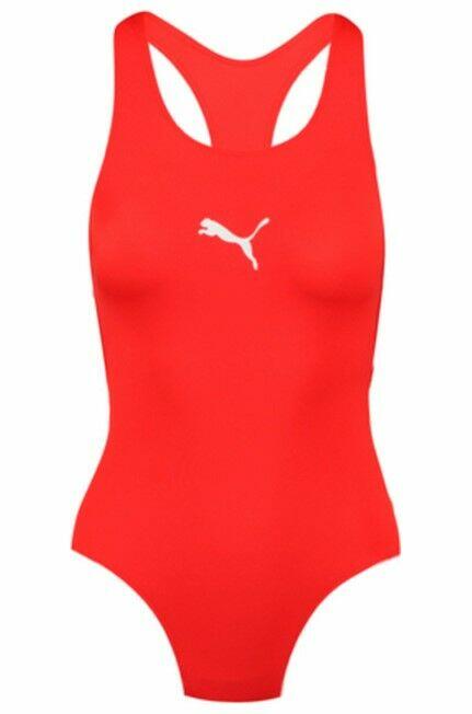 XS Puma Strój kąpielowy damski czerwony jednoczęściowy Racer