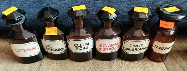 Butelki szklane apteczne - 250ml, 100ml