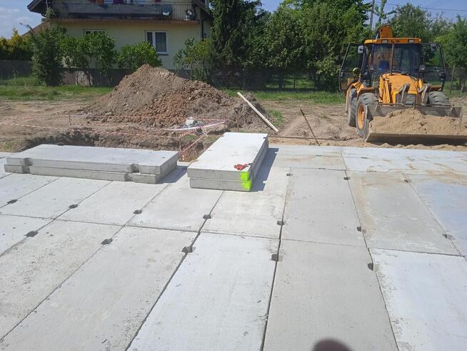 Płyty drogowe, mury oporowe