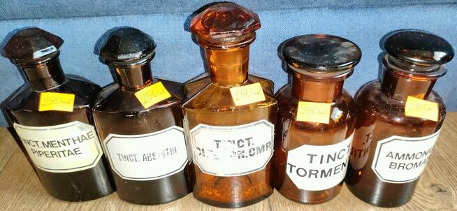 Butelki szklane apteczne - 250ml, 100ml