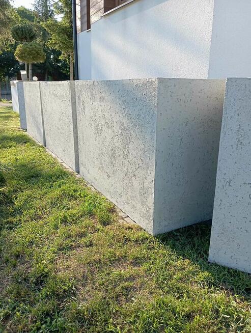 Donice ogrodowe termo. Różne wykończenia. Dowolne wymiary