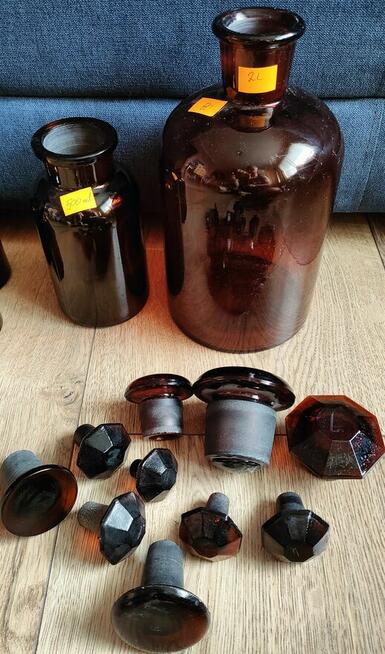 Butelki szklane apteczne - 1L , 50 ml