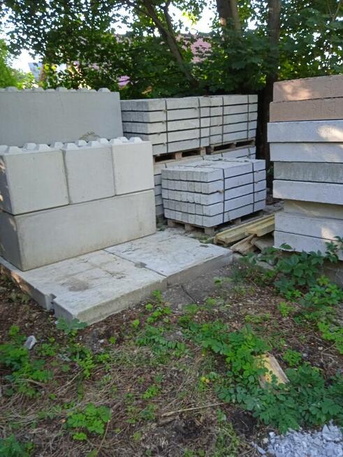 Płyty drogowe, mury oporowe